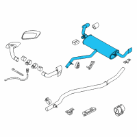 OEM 2013 BMW X6 Rear Exhaust Flap Muffler Diagram - 18-30-7-646-124