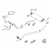 OEM 2022 BMW M760i xDrive Muffler Clamp Diagram - 18-30-7-614-699