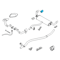 Genuine Exhaust Tip diagram