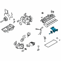 OEM 2011 BMW 335d Oil Pump Diagram - 11-41-7-805-815