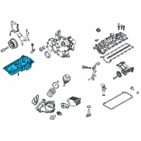 OEM 2009 BMW 335d Oil Pan Diagram - 11-13-7-801-363