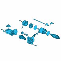 OEM 1999 Acura Integra Starter (Reman) Diagram - 06312-P73-A01RM