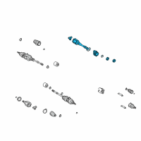 OEM Toyota Inner Joint Assembly Diagram - 43030-28010