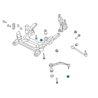 OEM 2022 Chevrolet Silverado 2500 HD Outer Tie Rod Lock Nut Diagram - 11609283