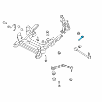 OEM 2015 Chevrolet SS Rear Lower Control Arm Bolt Diagram - 92139218