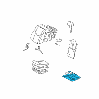 OEM Lexus Heater Assembly, Seat Diagram - 87510-48011