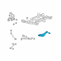 OEM 2011 Cadillac CTS Lower Control Arm Diagram - 20777472