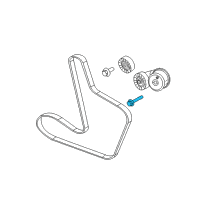 OEM Dodge Screw-HEXAGON FLANGE Head Diagram - 6104223AA