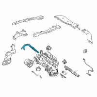 OEM 2014 Toyota Highlander Heater Core Diagram - 87107-0E030