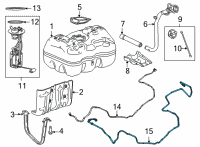 OEM 2020 Ram ProMaster 1500 FUEL VAPOR Diagram - 68461588AA