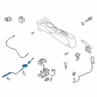 OEM 2019 Nissan Versa Control Cable Assembly Diagram - 34935-9ME0A