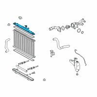 OEM 2014 Lexus RX450h Tank, Upper Diagram - 16441-31660
