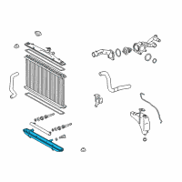 OEM 2013 Lexus RX350 Tank Assembly, Radiator Diagram - 16460-31670