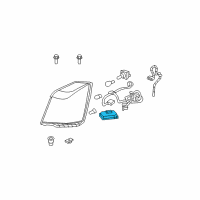 OEM Cadillac Module Diagram - 25806714