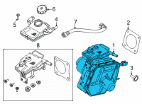 OEM Ford Mustang Mach-E BOOSTER ASY - BRAKE Diagram - LJ9Z-2005-A