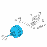 OEM Pontiac Aztek Booster Assembly Diagram - 18045787