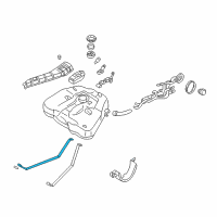 OEM Nissan Altima Band Assy-Fuel Tank Mounting Diagram - 17406-9E000