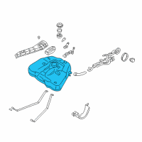 OEM Nissan Altima Fuel Tank Assembly Diagram - 17202-9E050