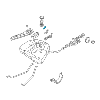 OEM Nissan Bracket-Fuel Pump Diagram - 17013-4B000