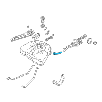 OEM 2001 Nissan Altima Hose-Filler Diagram - 17228-9E000