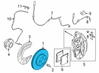 OEM BMW 330e BRAKE DISC VENTIL.W.PUNCHED Diagram - 34-10-6-895-647