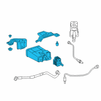 OEM 2014 Toyota Camry Vapor Canister Diagram - 77740-06220