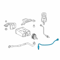 OEM 2016 Toyota Camry Upper Oxygen Sensor Diagram - 89467-06120