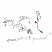 OEM 2011 Toyota Camry Lower Oxygen Sensor Diagram - 89465-06290