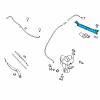 OEM 2015 Hyundai Genesis Coupe Link Assembly-Windshield Wiper Diagram - 98120-2M000