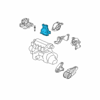 OEM Honda Fit Bracket, RR. Engine Mounting (MT) Diagram - 50827-SLN-A00