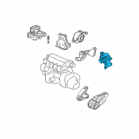 OEM 2008 Honda Fit Rubber Assy., Transmission Mounting (MT) Diagram - 50805-SLN-A01