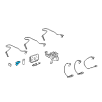 OEM 2005 Pontiac G6 Crankshaft Sensor Diagram - 12574323