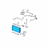 OEM 2007 Cadillac DTS Radiator Diagram - 25769584