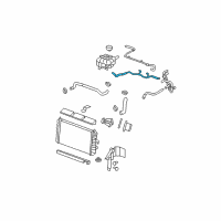 OEM 2010 Buick Lucerne Reservoir Hose Diagram - 15773599