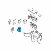 OEM 2012 Ford Explorer Relay Diagram - BB5Z-14N089-D