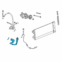 OEM 2019 Chevrolet Silverado 1500 LD Rear Suction Hose Diagram - 84959742