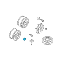 OEM Kia Emblem Center Cap Diagram - 52960FD601