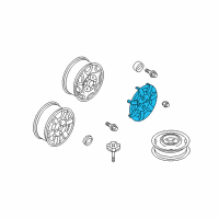 OEM Kia Wheel Full Cap Diagram - 0K30D37170