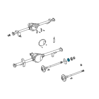 OEM 2004 Jeep Wrangler Seal-Axle Drive Shaft Diagram - 83503063