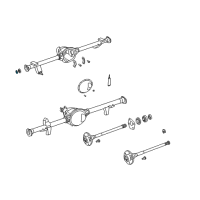 OEM 1998 Jeep Wrangler Seal-Axle Drive Shaft Diagram - 4856336