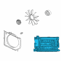 OEM 2004 BMW 325xi Cooling Unit Diagram - 17-10-7-544-367