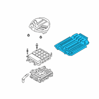 OEM 2020 Hyundai Kona Electric Battery System Assembly Diagram - 37501-K4001