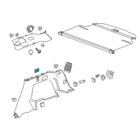 OEM Chevrolet Corvette Interior Lamp Diagram - 13514047