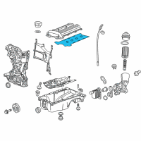 OEM 2015 Chevrolet Volt Valve Cover Gasket Diagram - 25198753