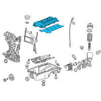 OEM 2015 Chevrolet Trax Valve Cover Diagram - 25203036
