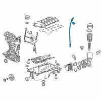 OEM Chevrolet Cruze Indicator Asm-Oil Level Diagram - 55574244