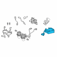 OEM 2018 Toyota Tundra Vapor Canister Diagram - 77740-0C090