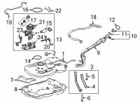 OEM 2022 Lexus UX200 Valve Assy, Fuel Main Diagram - 23070-25020