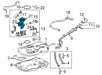 OEM 2020 Toyota Highlander Plate Diagram - 77024-0R050