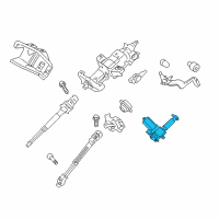 OEM Ford Adjust Motor Diagram - 8L7Z-3D538-A